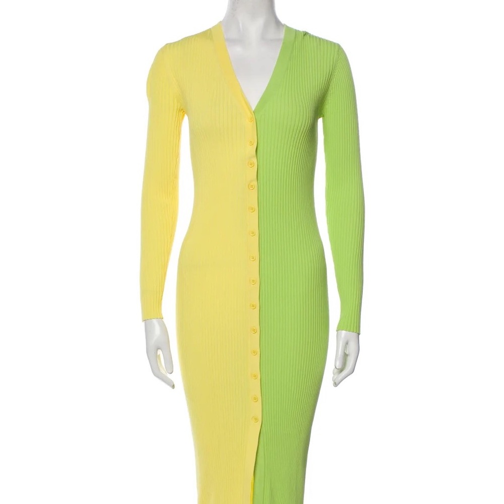 Staud shoko colorblock dress Size M